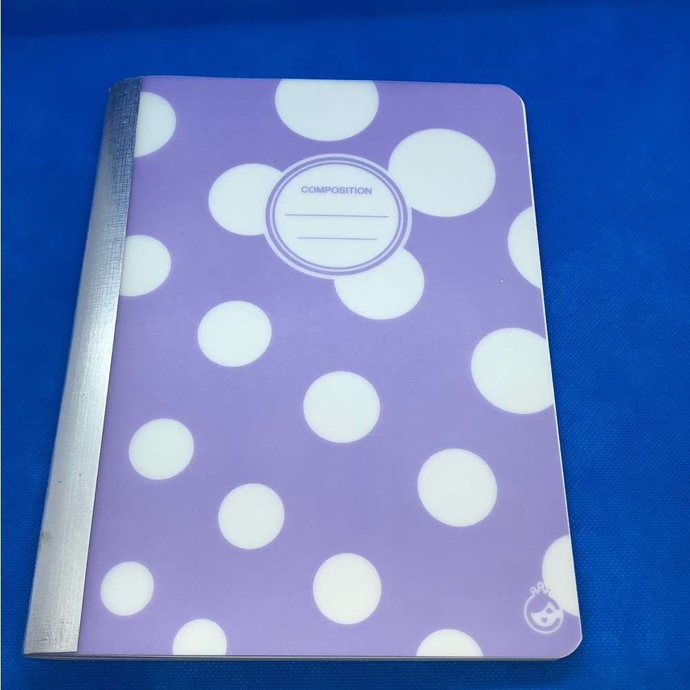 StudioC Purple Polka Dot Composition Book
